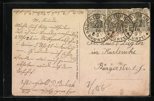 AK Uhlbach, Ort und Umgebung