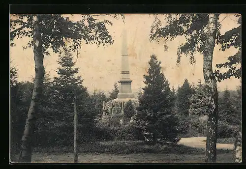 AK Löbau i. Sa., Das Kriegerdenkmal