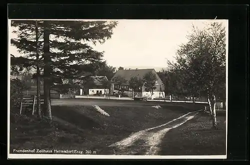 AK Hermsdorf /Erzg., Fremdenhof Zollhaus