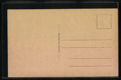 AK Leipzig, Thomasring mit Strassenbahn