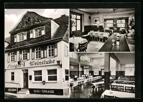 AK Steeg b. Bacharach, Hotel Steeger Weinstube, Innenansicht