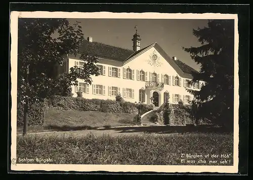 AK Bürgeln, Frontansicht vom Schloss