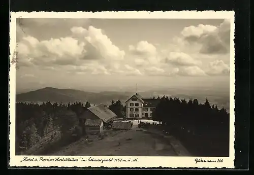 AK Badenweiler /Schwarzwald, Hotel und Pension Hochblauen