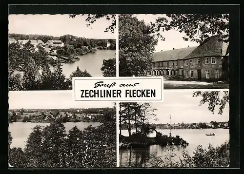 AK Flecken Zechlin, Hotel zur alten Eiche