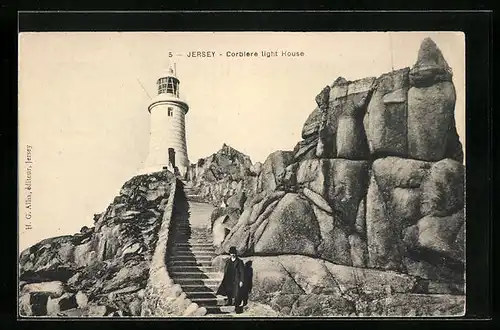 AK Jersey, Corbiere light House, Leuchtturm