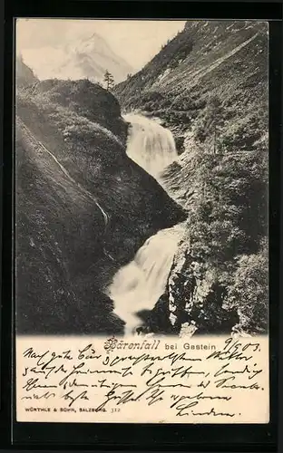 AK Gastein, Der Bärenfall, Wasserfall