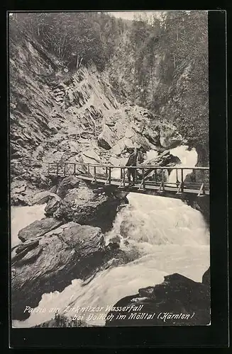 AK Döllach i. Mölltal, Partie am Zirknitzer Wasserfall