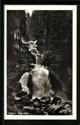AK Triberg, Die Wasserfälle