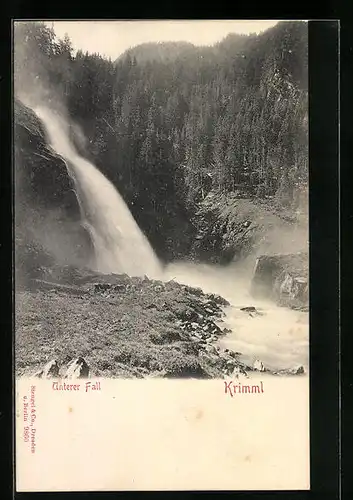 AK Krimml, Partie am unteren Fall