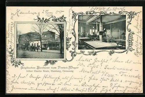 AK Hamburg-St.Georg, Englisches Bierhaus zum Porter-Meyer