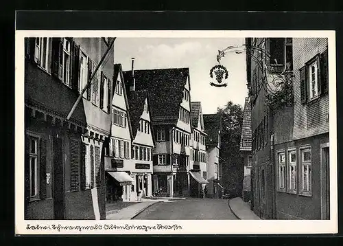 AK Calw /Schwarzwald, Blick in die Altenburger Strasse