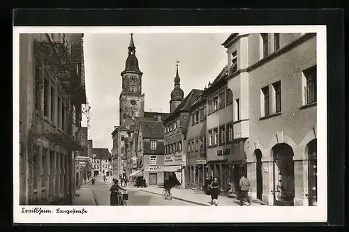 AK Crailsheim, Passanten in der Langstrasse