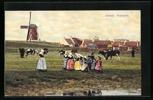 Künstler-AK Photochromie Nr.: 2958, Zeeland, Walcheren