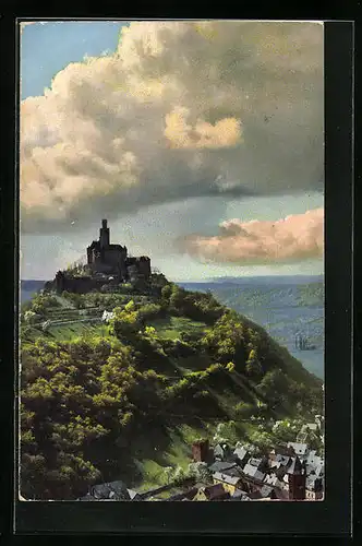 Künstler-AK Photochromie Nr.: 2437, Burg auf dem Berg