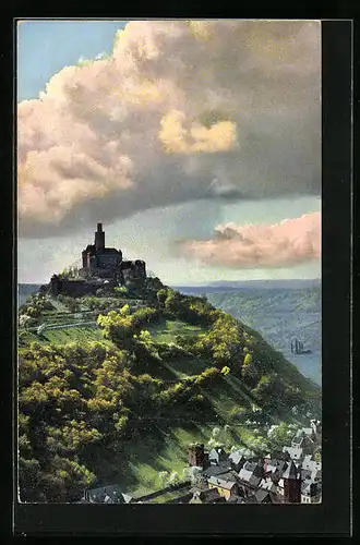 Künstler-AK Photochromie Nr.: 2437, Burg und Umgebung