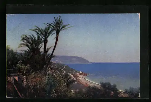 Künstler-AK Photochromie Nr. 2640: Bordighera, Riviera di Ponente