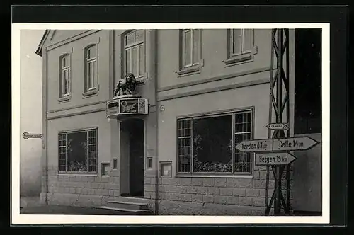 AK Winsen a. d. Aller, Gasthaus Zum goldenen Löwen