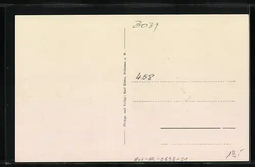 AK Huddestorf, Gasthof zum Jägerkrug, Heldendenkmal