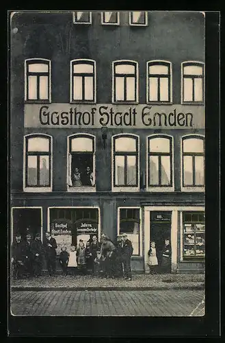 AK Emden /Ostfr., Gasthof Stadt Emden, Neue Strasse 60