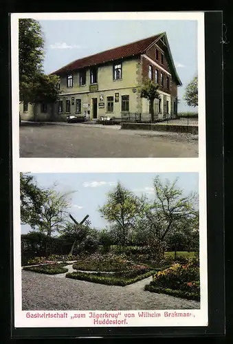 AK Huddestorf, Gasthaus zum Jägerkrug von W. Brakmann