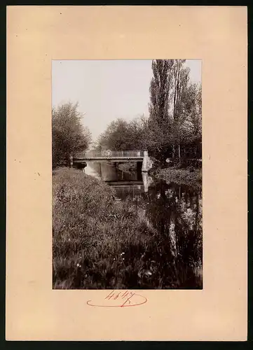 Fotografie Brück & Sohn Meissen, Ansicht Grossenhain, Eckhardt - Brücke im Stadtpark