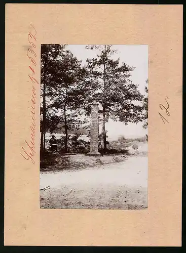 Fotografie Brück & Sohn Meissen, Ansicht Schmannewitz, Partie an der Jägereiche