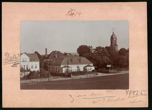 Fotografie Brück & Sohn Meissen, Ansicht Lohmen, Blick auf den Gasthof zum Erbgericht Lohmen