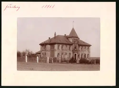 Fotografie Brück & Sohn Meissen, Ansicht Freiberg i. Sa., Haushaltungsschule