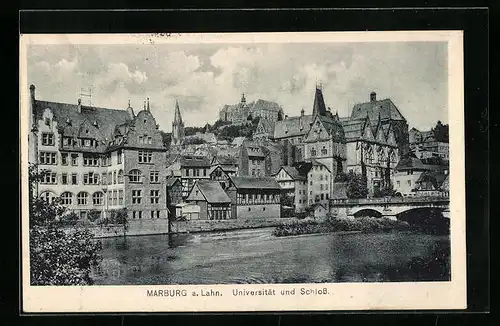 AK Marburg a. Lahn, Universität und Schloss