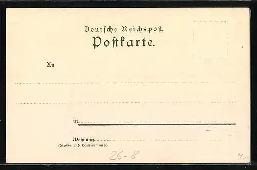 Künstler-AK Heinrich Kley: Hamburg, Hinter dem alten Waisenhaus