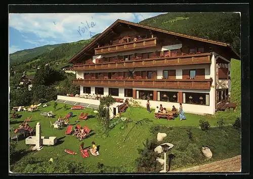 AK Schenna /Meran, Hotel Gutenberg, Liegewiese