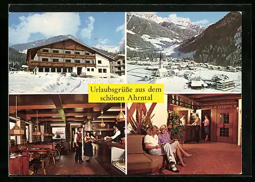 AK Luttach i. Ahrntal, Pension Schwarzbachhof mit Speisesaal