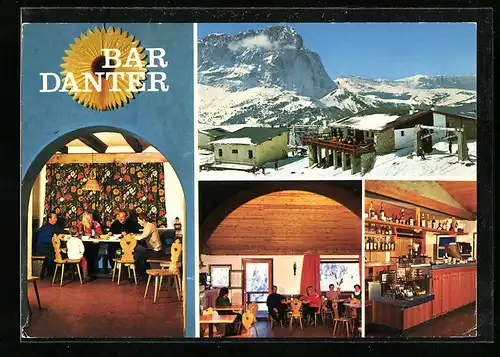 AK Passo Gardena, Dantercepies am Grödnerjoch, Bar Danter