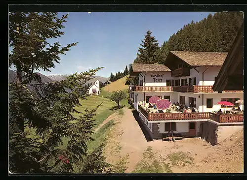 AK Schenna /Meran, Berggasthof Taser mit Sonnenterrasse