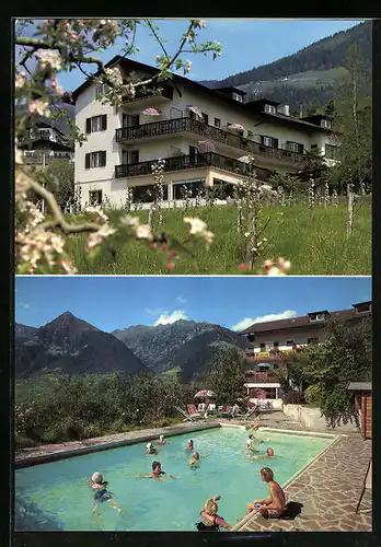 AK Schenna bei Meran, Pension Vallreiss mit Swimming Pool