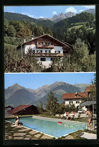 AK Schenna bei Meran, Farmerhof - Garni mit Swimmingpool