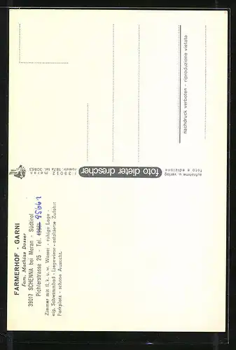 AK Schenna bei Meran, Farmerhof - Garni mit Swimmingpool