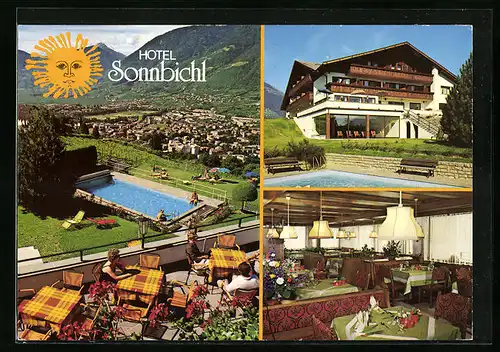 AK Dorf Tirol, Hotel Sonnbichl, Segenbühelstrasse 15, Ortsansicht