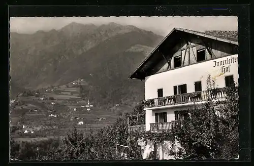 AK Schenna b. Meran, Hotel Innerleiter Hof