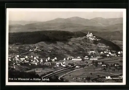 AK Lörrach, Das Wiesental, Röttler Schloss
