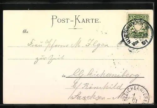 AK Nürnberg, Kaiserstallung, fünfeckiger Turm