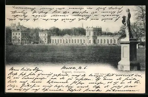 AK Kassel, Orangerie in der Karlsaue