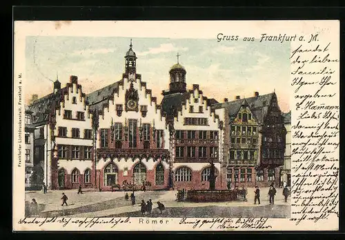 AK Alt-Frankfurt, Partie am Römer