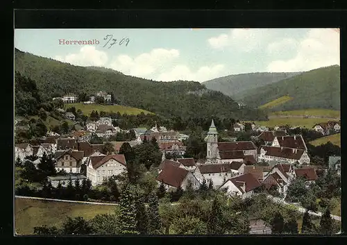 AK Herrenalb, Ort und Umgebung