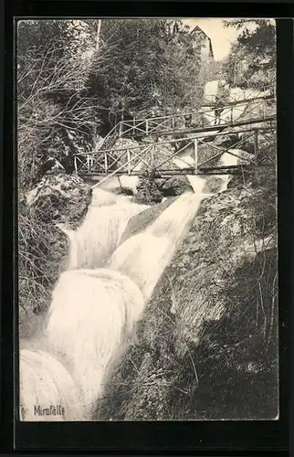 AK Brücken über die Mirafälle