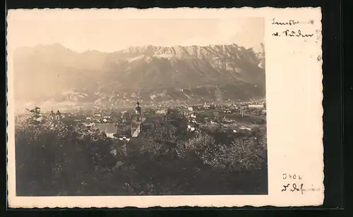 Foto-AK Adalbert Defner: Innsbruck, Stadt von Süden