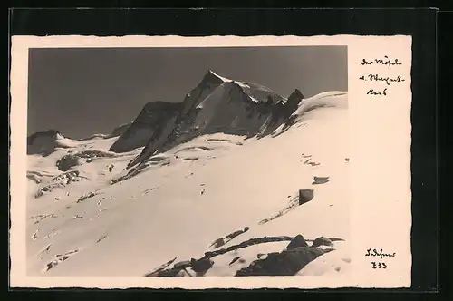 Foto-AK Adalbert Defner: Waxeneckhaus im Winter