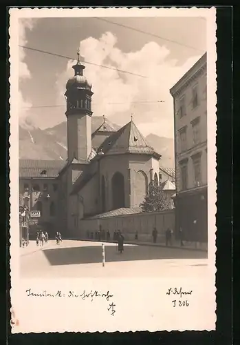 Foto-AK Adalbert Defner: Innsbruck, Die Hofkirche