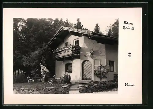 Foto-AK Adalbert Defner: Haus Reindl