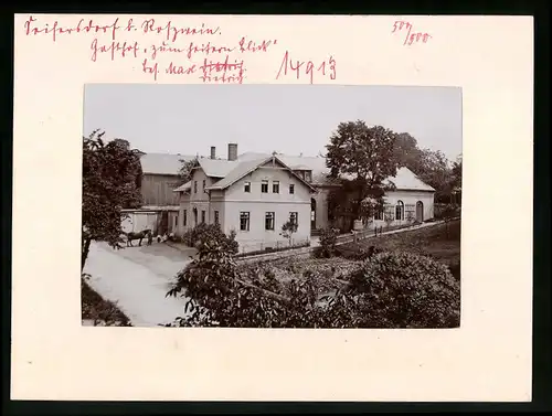 Fotografie Brück & Sohn Meissen, Ansicht Seifersdorf bei Rosswein, Gasthof Zum Heiteren Blick